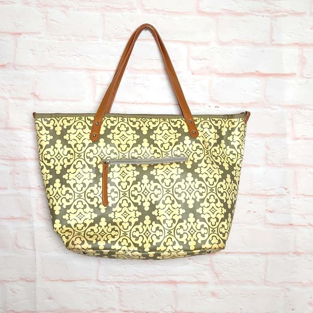 Petunia Picklebottom print tote shoulder bag diaper baby purse large
